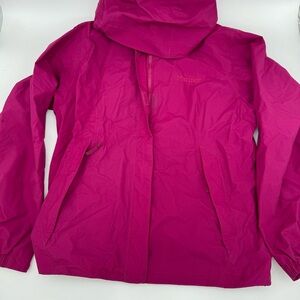 Marmot Magenta Hooded Jacket Women’s Large Waterproof Outdoor Shell